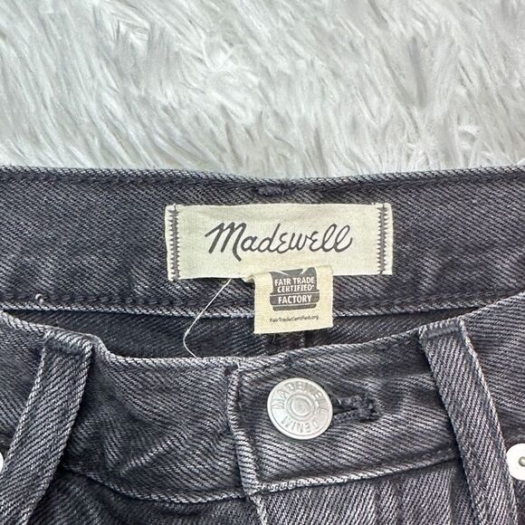 Madewell Black Balloon Jeans In Tall 26 with Button Fly - Picture 2 of 15